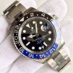 NEW UPGRADED Batman Rolex Replica GMT-Master II Black Dial Watch / Noob 2836